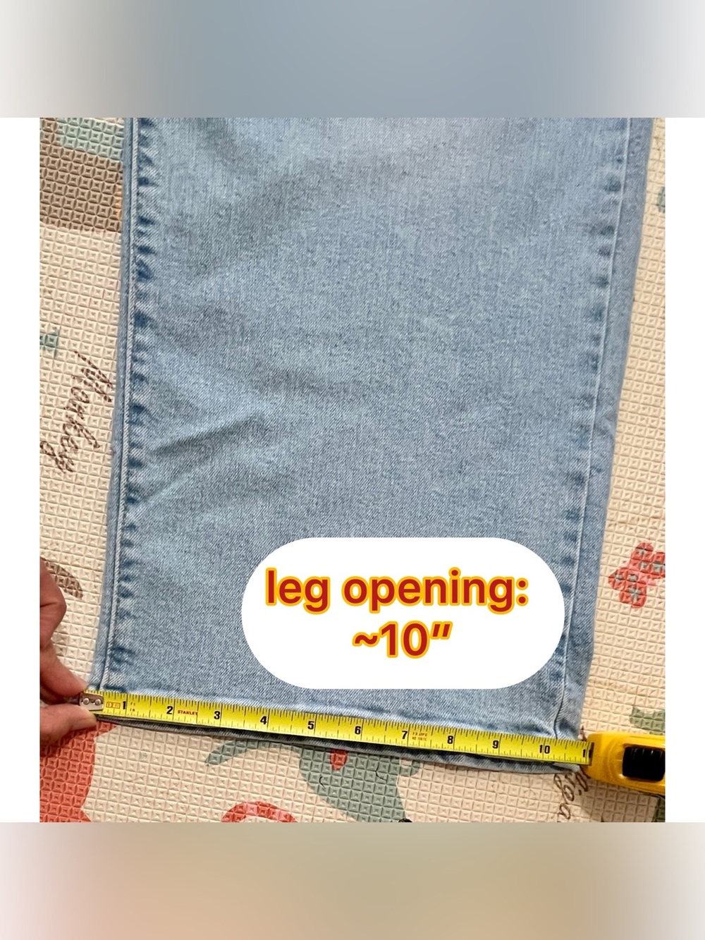 Levi’s new light blue high rise wide leg jeans US Women’s 14/32 W32 L27 - Picture 6 of 13